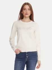 Liu Jo Sweter TF5248 MS63L Écru Regular Fit. Swetry nierozpinane damskie Liu Jo, l, bez wzorów, z wiskozy, bez kołnierzyka, bez ramiączek. Za 679.99 zł.