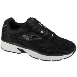 Buty sportowe Sneakersy unisex, RT50 24 RRT50W. Czarne buty sportowe męskie Joma, bez wzorów, bez zapięcia, do biegania. Za 249.99 zł.