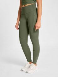 Damskie legginsy z wysokim stanem Hummel Hiit Intensity. Czarne legginsy damskie Hummel, bez wzorów, z materiału. Za 336.00 zł.