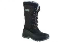 Buty zimowe damskie, CMP Nietos. Czarne obuwie trekkingowe damskie CMP, z materiału, bez zapięcia. Za 439.99 zł.