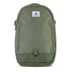 Plecak szkolny sportowy Nike JORDAN. Zielone plecaki męskie Nike, bez wzorów, z materiału, biznesowe. Za 349.00 zł.