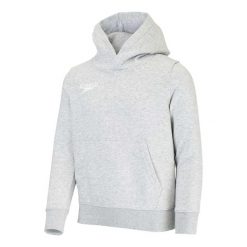 Bluza sportowa z kapturem damska Speedo Club Hoody. Szare bluzy damskie Speedo, l, bez wzorów, sportowe, bez ramiączek, z kapturem. Za 149.99 zł.