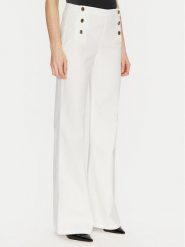 TWINSET Jeansy 251TP2590 Écru Wide Leg. Jeansy damskie Twinset, bez wzorów, z bawełny. Za 579.99 zł.