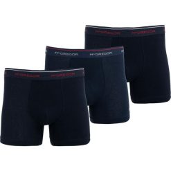 Bokserki McGregor dla mężczyzn - 3-pak w bawełnie komfortowej. Niebieskie bokserki męskie MCGREGOR, bez wzorów, z bawełny. Za 182.99 zł.
