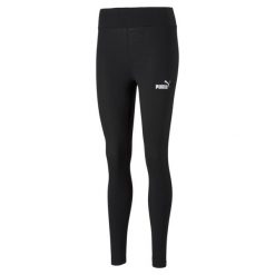 Damskie legginsy Essentials PUMA Black. Czarne legginsy damskie Puma, bez wzorów. Za 157.00 zł.