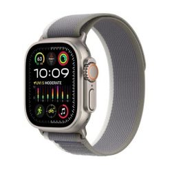 Smartwatch Apple Watch Ultra 2 GPS + Cellular 49mm Titanium Case Trail Loop S/M Szary (MRF33). Szare zegarki smartwatch Apple, bez wzorów. Za 4,287.21 zł.