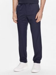 Boss Spodnie materiałowe T Drax 50482656 Granatowy Regular Fit. Niebieskie spodnie materiałowe męskie Boss, bez wzorów, z materiału. Za 699.99 zł.