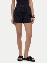 Vero Moda Szorty jeansowe Zuri 10279493 Czarny Regular Fit. Czarne szorty damskie Vero Moda, bez wzorów, z bawełny. Za 89.99 zł.