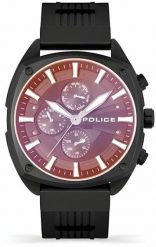 Zegarek Police Zegarek Męski Police PEWJQ2007302 ( 47 mm). Zegarki męskie Police, bez wzorów. Za 504.79 zł.