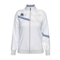 Bluza Errea Estella Kurtka Ad Damskie. Białe bluzy damskie ERREA, s, bez wzorów, z materiału, klasyczne, bez ramiączek, bez kaptura. Za 238.50 zł.