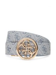Guess Pasek Damski BW9166 P4235 Niebieski. Niebieskie paski damskie Guess, z aplikacjami, ze skóry. Za 159.99 zł.