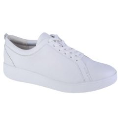 Buty sportowe Sneakersy damskie, FitFlop Rally Sneakers. Białe obuwie sportowe damskie Flip Flop, bez wzorów, bez zapięcia, trekkingowe. Za 572.50 zł.