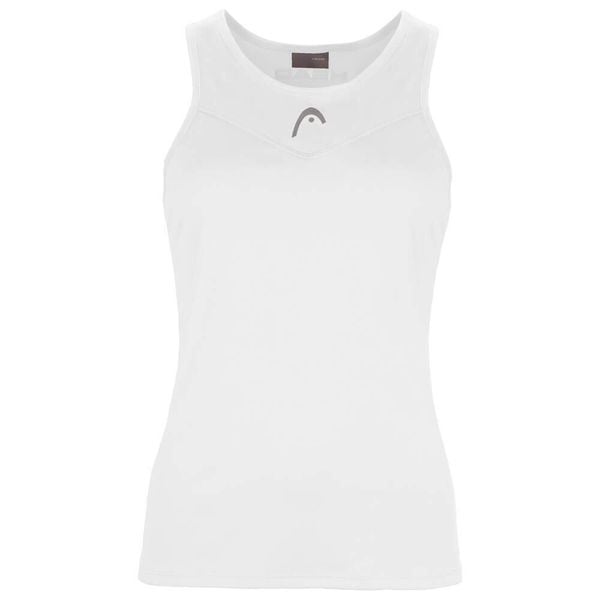 Damski tank top Head Easy Court. Białe topy damskie Head, bez wzorów, z materiału, sportowe, bez kołnierzyka, bez ramiączek. Za 199.00 zł.