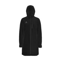 Kurtka stadionowa Erima Cmpt czarna. Czarne kurtki męskie Erima, m, bez wzorów, z polaru, bez kaptura. W wyprzedaży za 404.70 zł.