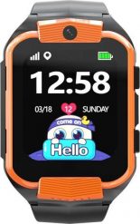 Smartwatch Pacific 32-3 Czarno-pomarańczowy (18767). Brązowe zegarki smartwatch Pacific, bez wzorów. Za 169.95 zł.