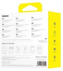 Słuchawki bezprzewodowe Baseus Bowie E17 (biały). Białe słuchawki bezprzewodowe Baseus. Za 81.72 zł.