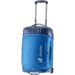 Walizka podróżna deuter Duffel Pro Movo. Niebieskie walizki damskie Deuter, bez wzorów, z materiału. Za 1,059.00 zł.