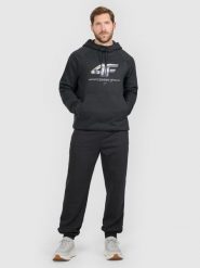 4F Spodnie dresowe joggery męskie - szare XXL. Szare spodnie materiałowe męskie 4F, bez wzorów, z dresówki. Za 159.99 zł.