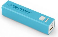 Powerbank Esperanza Erg 2400mAh Niebieski. Niebieskie powerbanki Esperanza. Za 12.62 zł.