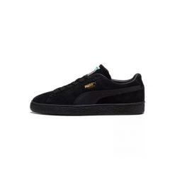 Buty sportowe Puma Suede Classic. Czarne obuwie sportowe damskie Puma, bez wzorów, bez zapięcia, trekkingowe, Puma Suede. W wyprzedaży za 286.35 zł.