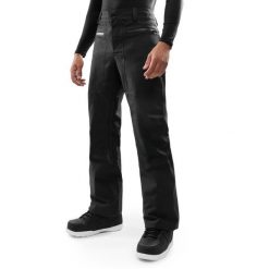 Męskie spodnie snowboardowe hardshell Siroko P5 Aino Black. Czarne spodnie sportowe męskie SIROKO, m, bez wzorów, z hardshellu, narciarskie. Za 718.00 zł.