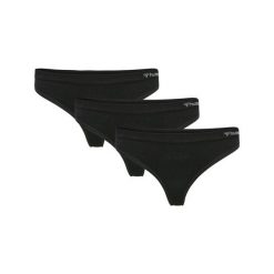 Damskie stringi bezszwowe Hummel Juno (x3). Czarne majtki damskie Hummel. Za 196.50 zł.