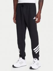 Adidas Spodnie dresowe Future Icons 3-Stripes JD4863 Czarny Regular Fit. Czarne spodnie sportowe męskie Adidas, m, bez wzorów, z dresówki. Za 219.99 zł.