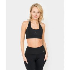 Stanik Carpatree Libra czarny. Czarne bielizna sportowa damska Carpatree, s, bez wzorów, z materiału. W wyprzedaży za 119.99 zł.