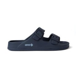 Klapki unisex w stylu sportowym HARDIN. Białe klapki męskie IZAS, bez wzorów, bez zapięcia. Za 121.70 zł.