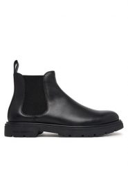 KARL LAGERFELD Sztyblety Koby Lug KL11836 Czarny. Czarne botki męskie KARL LAGERFELD, bez wzorów, ze skóry, bez obcasa, bez zapięcia. Za 1,059.00 zł.