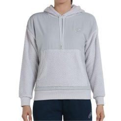 Sweatshirt Bullpadel Neda Woman. Szare bluzy męskie bullpadel, bez wzorów, sportowe, bez ramiączek, bez kaptura. Za 255.30 zł.