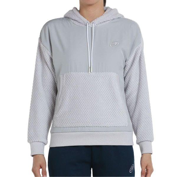 Sudadera Bullpadel Neda Mujer. Szare bluzy męskie bullpadel, bez wzorów, sportowe, bez ramiączek, bez kaptura. Za 252.90 zł.
