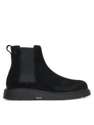 Calvin Klein Sztyblety Combat Ess Chelsea Boot Su YM0YM01372 Czarny. Czarne botki męskie Calvin Klein, bez wzorów, ze skóry, bez obcasa, bez zapięcia. Za 589.99 zł.