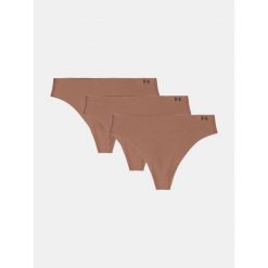 Stringi damskie Under Armour Pure Stretch Ns Thong 3 pary hue 625. Brązowe majtki damskie Under Armour. Za 73.99 zł.