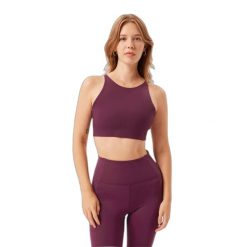 Biustonosz dla kobiet Girlfriend Collective Topanga. Czerwone bielizna sportowa damska GIRLFRIEND COLLECTIVE, bez wzorów. Za 253.50 zł.