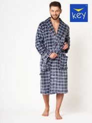 SZLAFROK KEY MGL-432 B24 (kolor krata, rozmiar M/L). Szlafroki damskie Key, l, bez wzorów, bez ramiączek, bez kaptura. Za 293.50 zł.