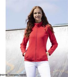 Ardon ARDON JOFLEX - Damska bluza polarowa stójka 2 kieszenie ozdobne płaskie ozdobne 100% poliester fleece, 280 g/m2 - czerwony H2219 2XL. Czerwone bluzy damskie Ardon, m, bez wzorów, z polaru, bez ramiączek, bez kaptura. Za 79.34 zł.