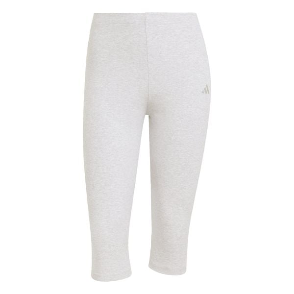 Legginsy Seasonal Essentials Rib Capri. Szare legginsy damskie Adidas, bez wzorów, z dzianiny. Za 149.00 zł.