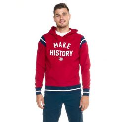 Męska bluza Leone z kapturem Retro. Brązowe bluzy męskie LEONE 1947 APPAREL, l, bez wzorów, z tkaniny, retro, bez ramiączek, z kapturem. W wyprzedaży za 195.65 zł.