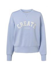 MOS MOSH Bluza - MMCELLI Kobiety Sztuczne włókno niebieski|biały, XS. Białe bluzy damskie Mos Mosh, xs, bez wzorów, z włókna, bez ramiączek, bez kaptura. Za 379.95 zł.