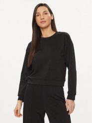 United Colors Of Benetton Bluza 3UNN3M05L Czarny Relaxed Fit. Czarne bluzy damskie United Colors Of Benetton, l, bez wzorów, z syntetyku, bez ramiączek, bez kaptura. Za 119.99 zł.