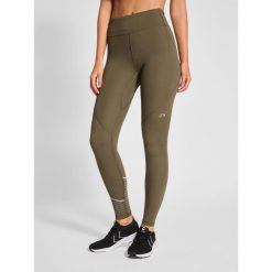 Legginsy damskie Newline Nwlchicago. Brązowe legginsy damskie Newline, bez wzorów. Za 284.00 zł.