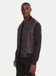 KARL LAGERFELD Kurtka bomber 505064554504 Czarny Regular Fit. Czarne kurtki męskie KARL LAGERFELD, l, bez wzorów, z syntetyku, bez kaptura. Za 1,729.00 zł.