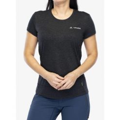 Koszulka szybkoschnąca damska Vaude Sveit Shirt. Czarne koszulki sportowe damskie Vaude, bez wzorów, bez ramiączek. Za 135.99 zł.