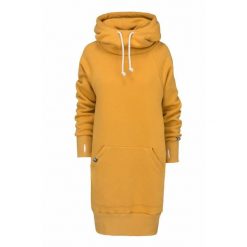 Bluza sportowa z kapturem damska DEEP TRIP Luzak. Żółte bluzy damskie DEEP TRIP, l, bez wzorów, z bawełny, klasyczne, bez ramiączek, z kapturem. Za 369.00 zł.