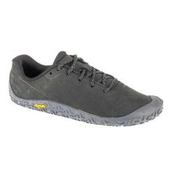 Damskie Skórzane Buty Do Biegania Vapor Glove 6. Szare obuwie trekkingowe damskie Merrell, bez zapięcia. Za 710.99 zł.
