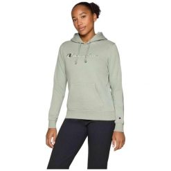 Bluza damska Champion Hooded Sweatshirt. Zielone bluzy damskie Champion, bez wzorów, bez ramiączek, bez kaptura. Za 203.99 zł.
