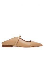 MALONE SOULIERS Klapki Maureen Flat 327 Beżowy. Brązowe klapki damskie MALONE SOULIERS, bez wzorów, ze skóry, bez obcasa, bez zapięcia. Za 1,719.00 zł.