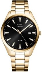 Zegarek męski Pierre Ricaud P60049.1114Q złoty. Żółte zegarki męskie Pierre Ricaud, bez wzorów, złote. Za 390.00 zł.