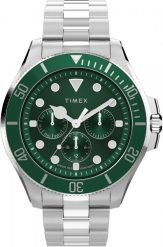 Zegarek Timex Zegarek męski Timex TW2Y33200 srebrny. Szare zegarki męskie Timex, bez wzorów, srebrne. Za 899.00 zł.